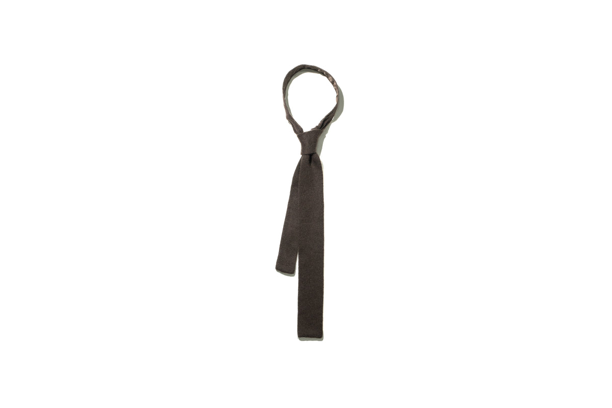 Brown Cashmere Necktie